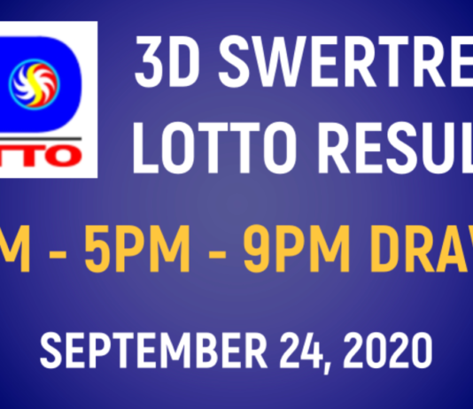 3d lotto result today